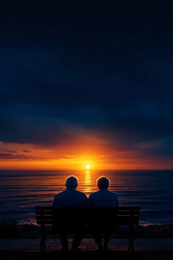 《夕阳之约》海报